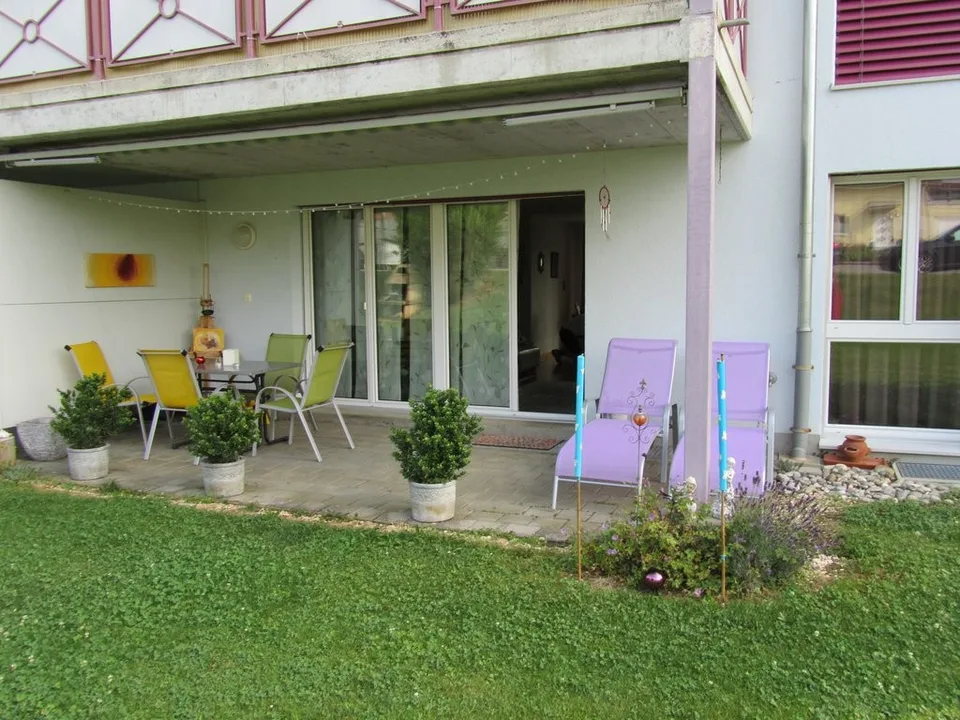 Gartenwohnung an ruhiger und sonniger Lage