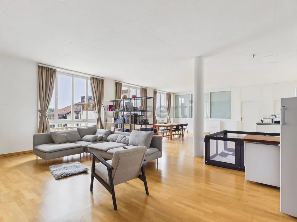 Vista panoramica, soffitti alti & cortile interno - La tua nuova dimora a Othmarsingen