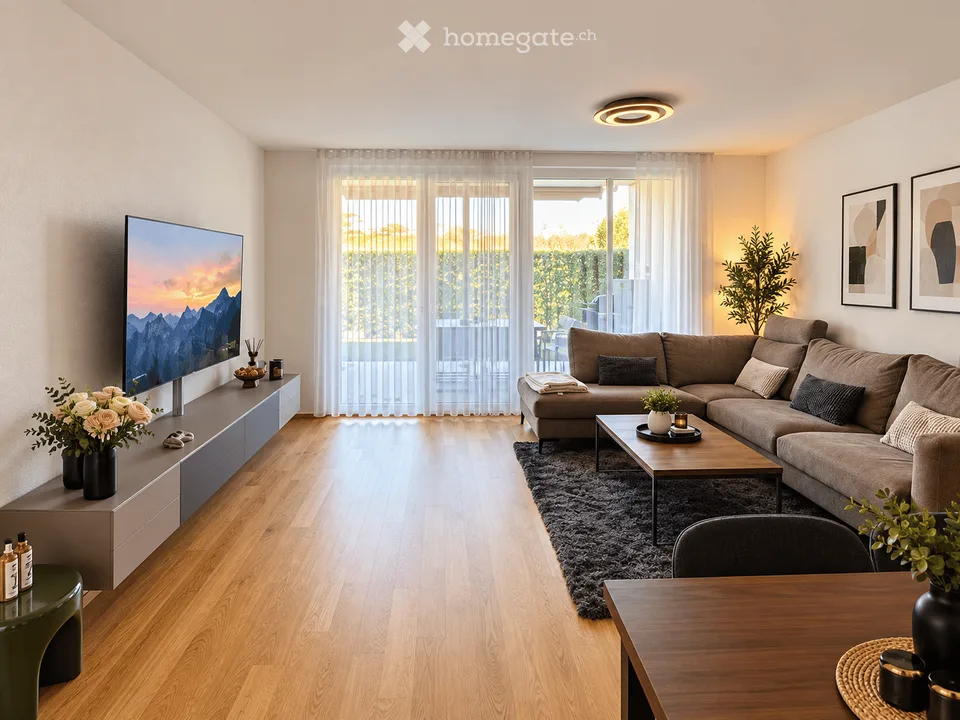 Moderne 2.5 Gartenwohnung