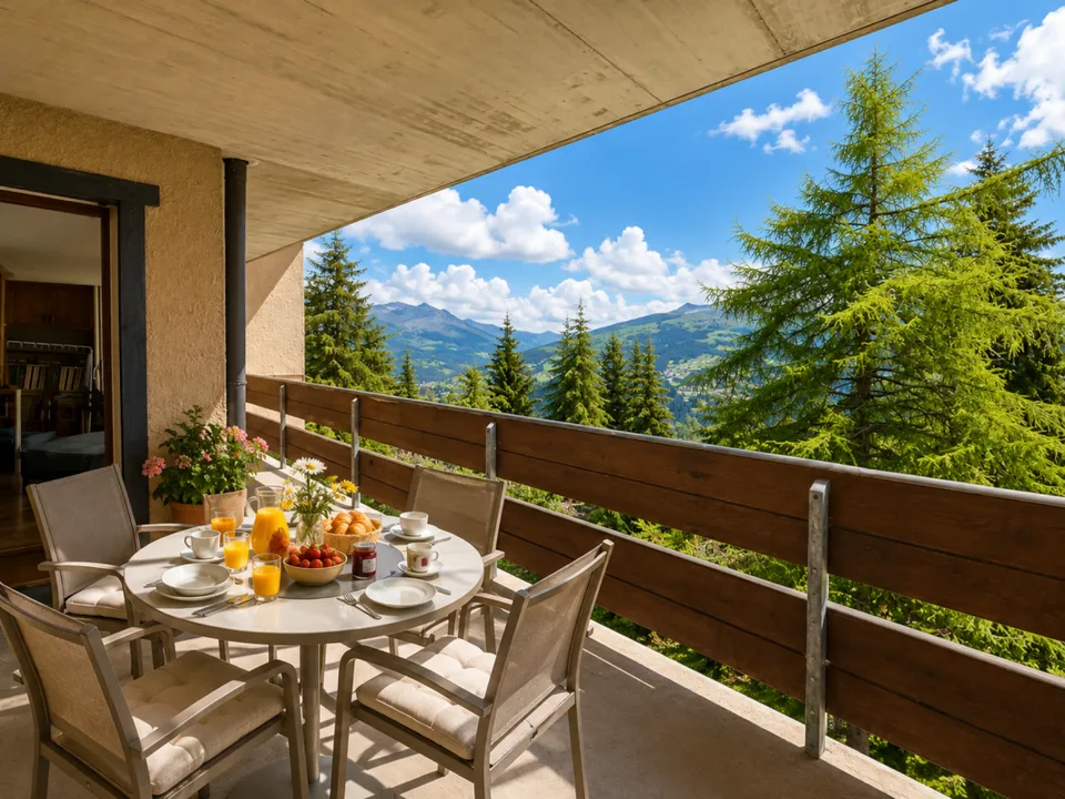Die Collons - Elegant renoviertes 2.5-Zimmer-Wohnung mit Balkon und Parkplatz direkt an den Pisten – Foto 2 von 10