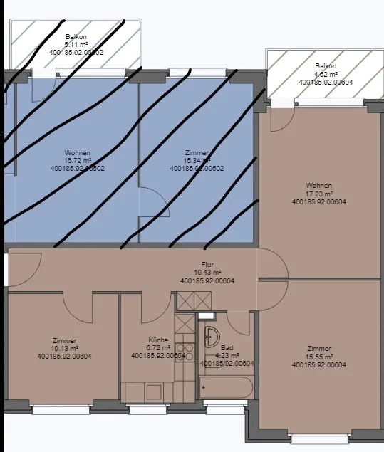 Sanierte Wohnung an ruhiger und sonniger Lage