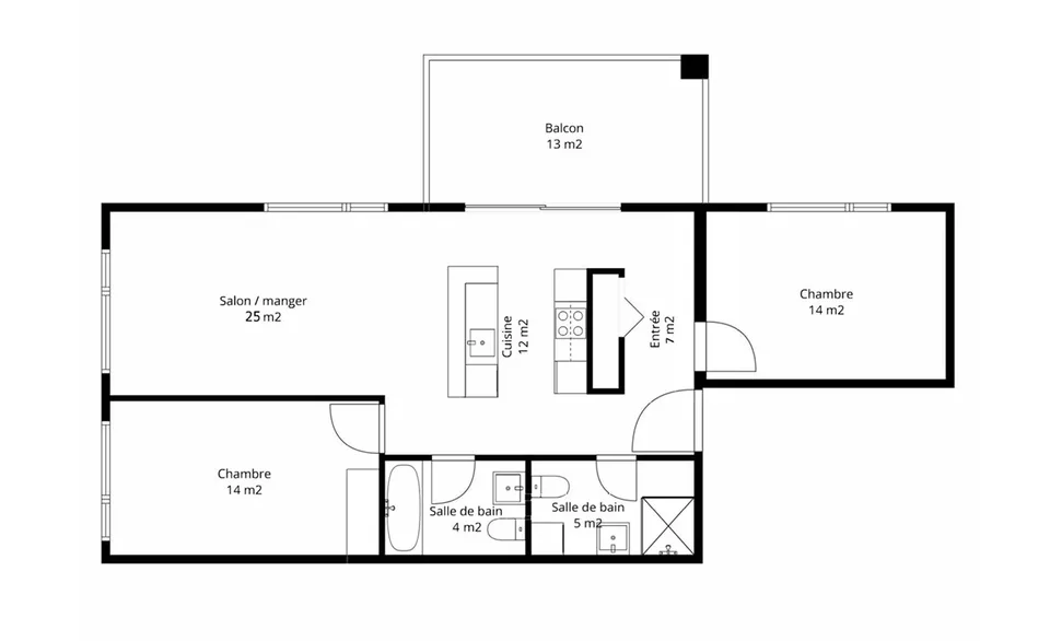 Très bel appartement de 3.5 pièces proche de toutes les commodités – photo 3 sur 5