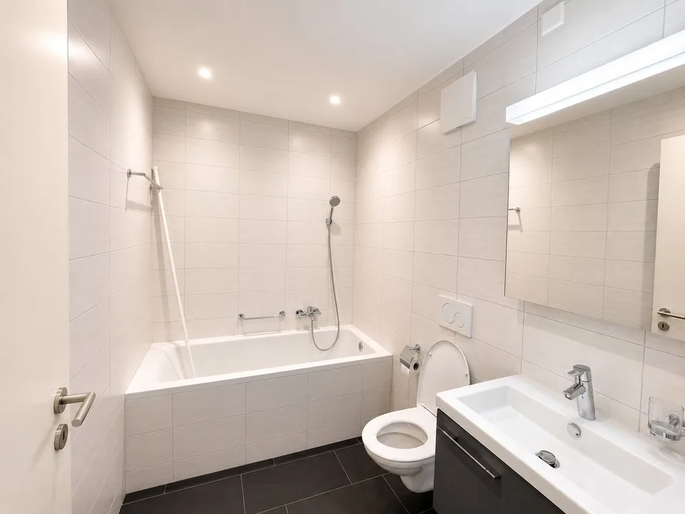 Wohnung mit 3,5 Zimmern im 2. Stock mit freier Sicht