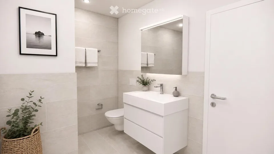 Charming 4.5 room apartment in a green area with a view