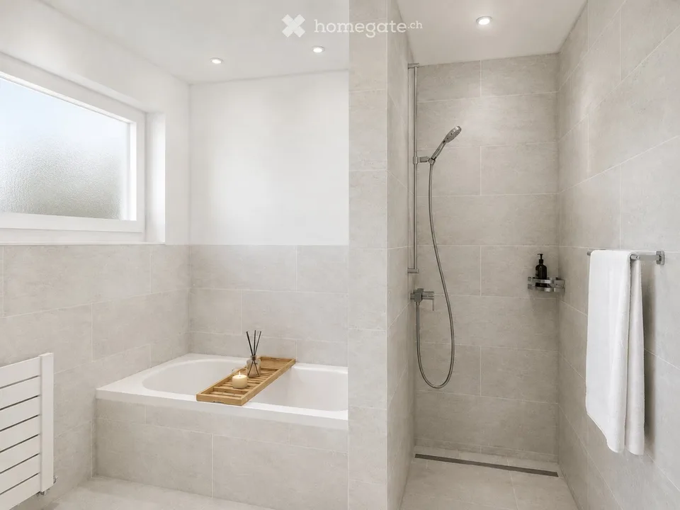 Charming 4.5 room apartment in a green area with a view