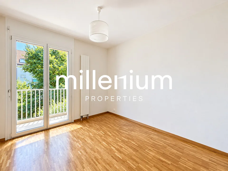 Appartement familial avec balcons au cœur de Bernex