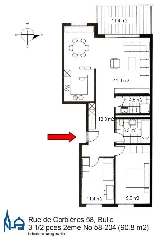 Charmantes 3.5-Zimmer-Wohnung