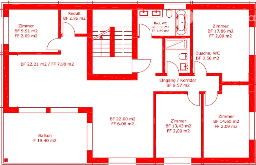 Appartement spacieux de 5,5 pièces