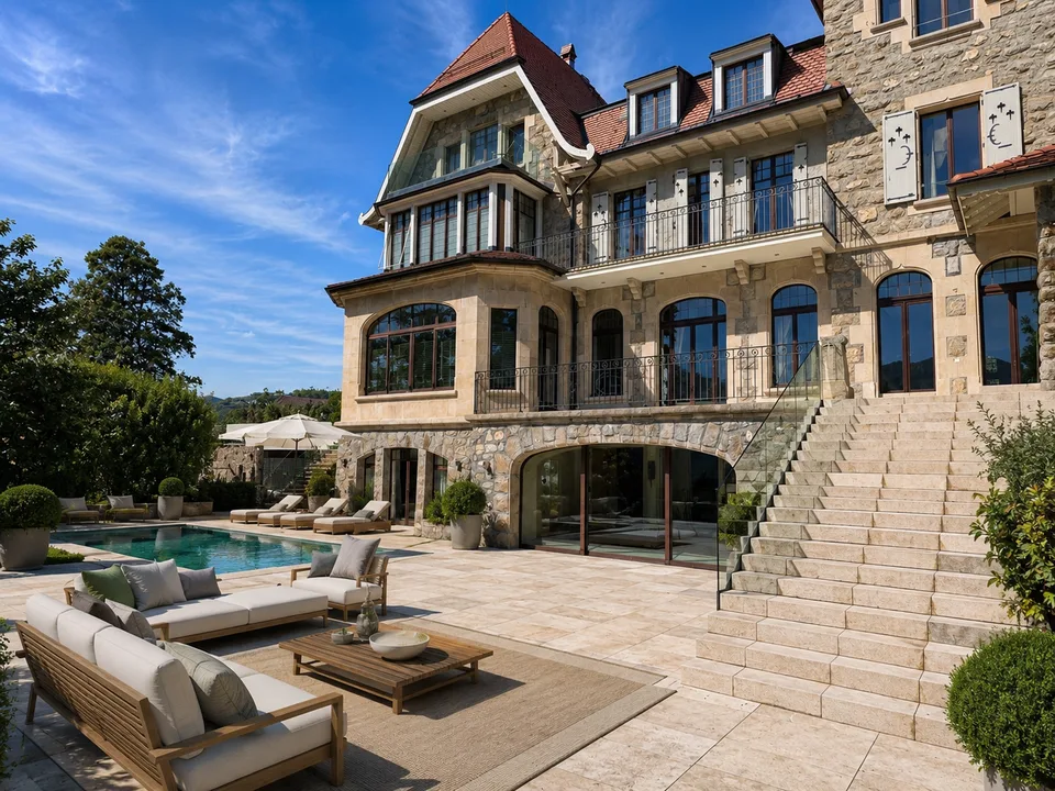 Majestätische 15-Zimmer-Villa in Clarens – Luxus, Seeblick und Bergblick – Foto 17 von 22