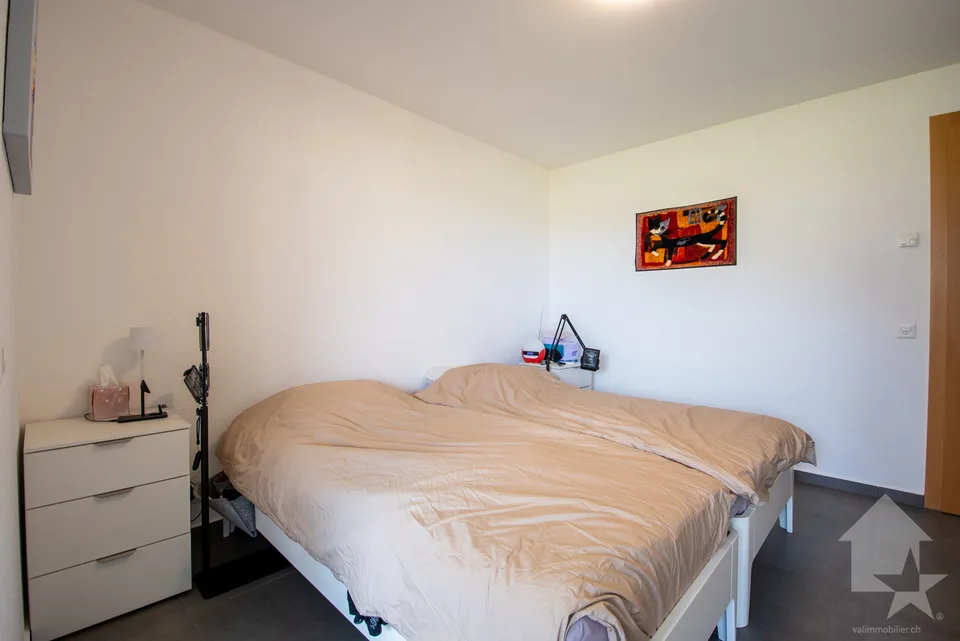 Schönes 2.5-Zimmer-Apartment in den Bädern von Saillon – Foto 9 von 12