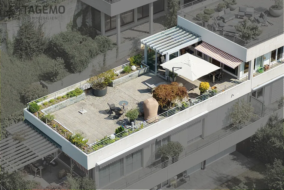 A due minuti a piedi dal lago. Terrazza di 100 m². Uno spazio libero che si trova raramente a Lucerna. – foto 19 di 21