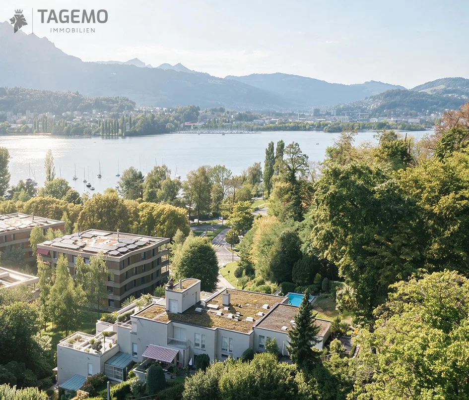 A due minuti a piedi dal lago. Terrazza di 100 m². Uno spazio libero che si trova raramente a Lucerna. – foto 17 di 21