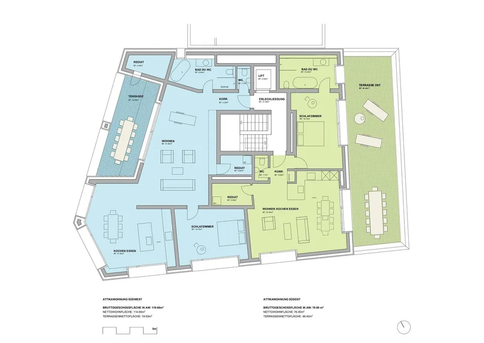 APPARTAMENTO ATTICO DI LUSSO ESCLUSIVONEL CUORE DI BURGDORF