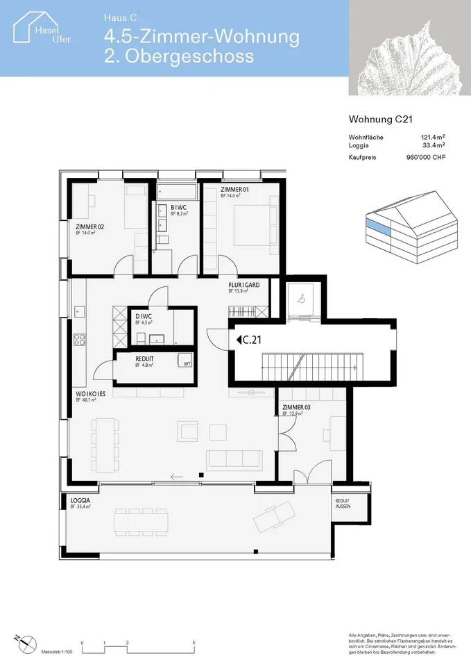 www.hasel-ufer.ch Apartment C21 – photo 4 of 4