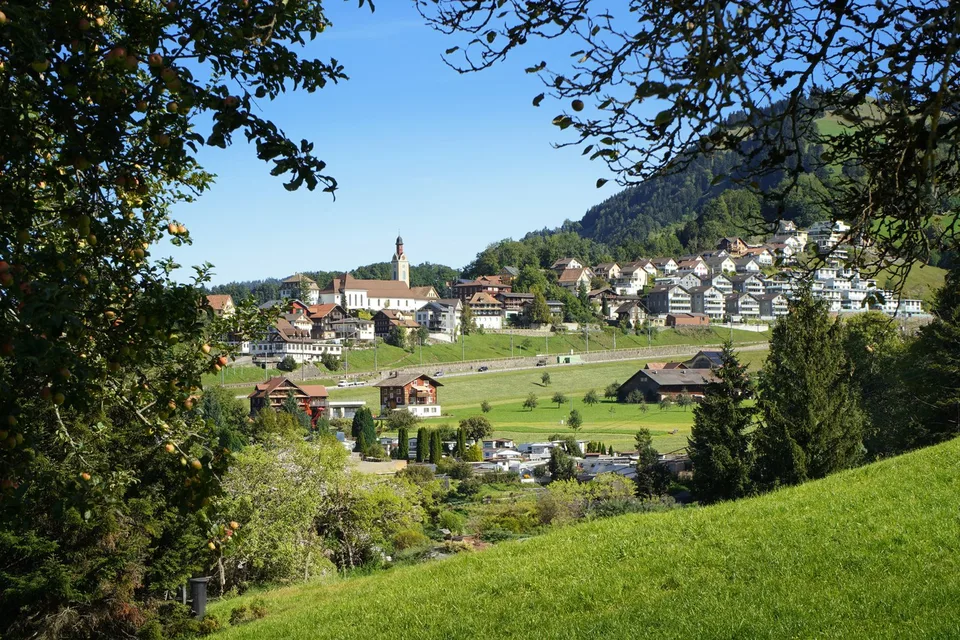 Exklusive 5.5-Zimmer-Terrassenwohnung mit Bergblick in Sattel – Foto 12 von 18