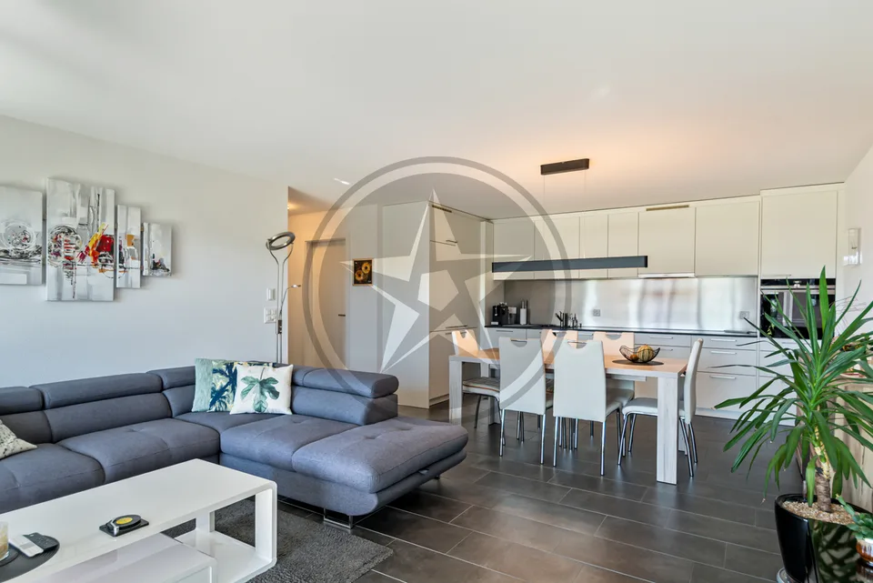 Elegantes 3,5-Zimmer-Wohnung im modernen Stil mit offenem Blick auf das Land – Foto 2 von 9