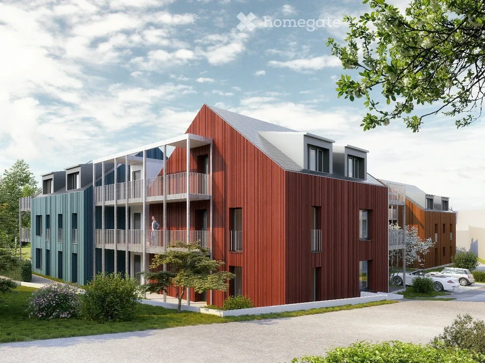 Appartements modernes 3,5 - 4,5 pièces dans 4 maisons multifamiliales en norme Minergie-P à vendre – photo 3 sur 9