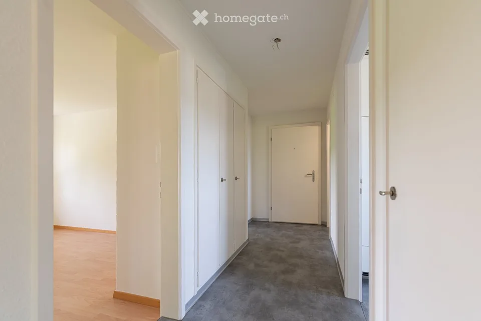 Helle 4-Zimmer-Wohnung mit Balkon und schöner Aussicht in Weisslingen