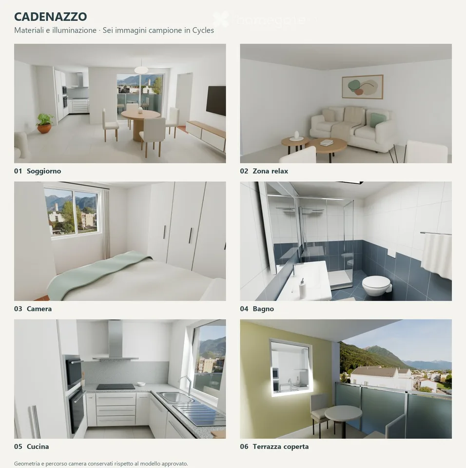 Appartement lumineux au dernier étage - vue ouverte Cadenazzo
