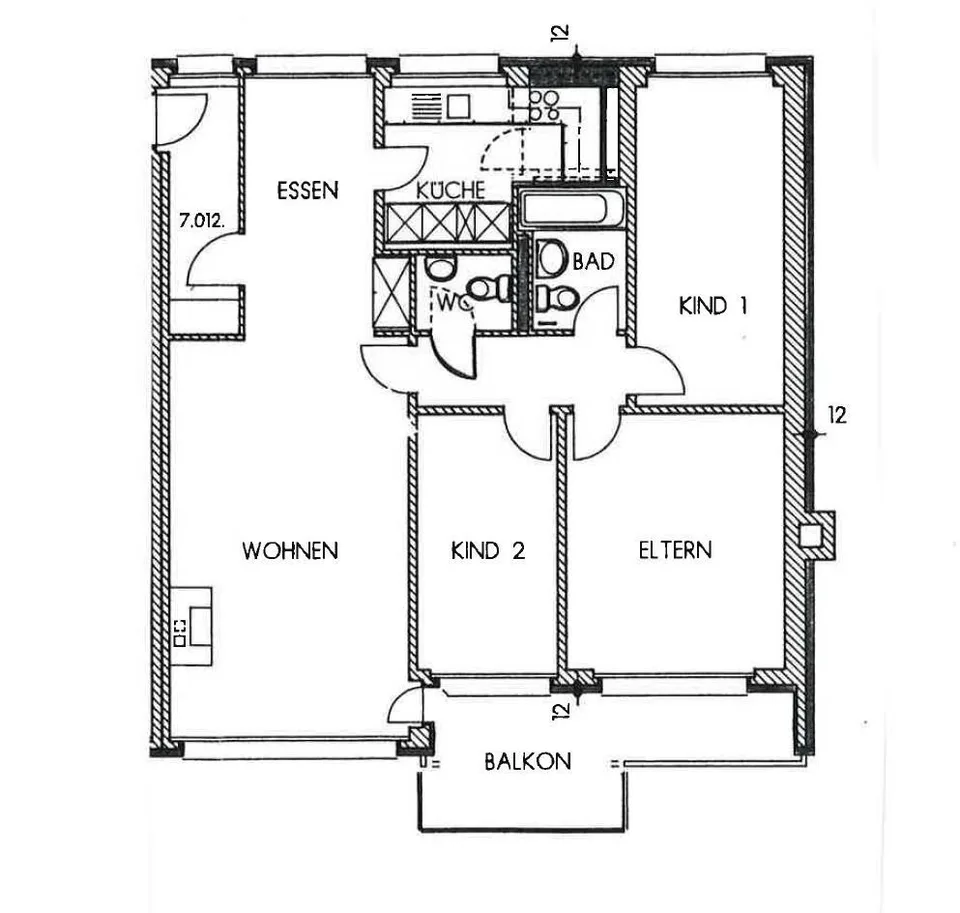 Appartement situé dans un endroit calme