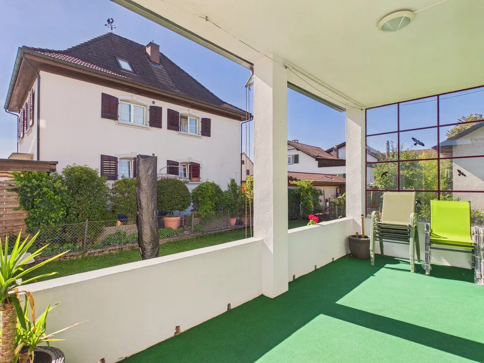 Bright 3.5-room garden apartment with terrace
