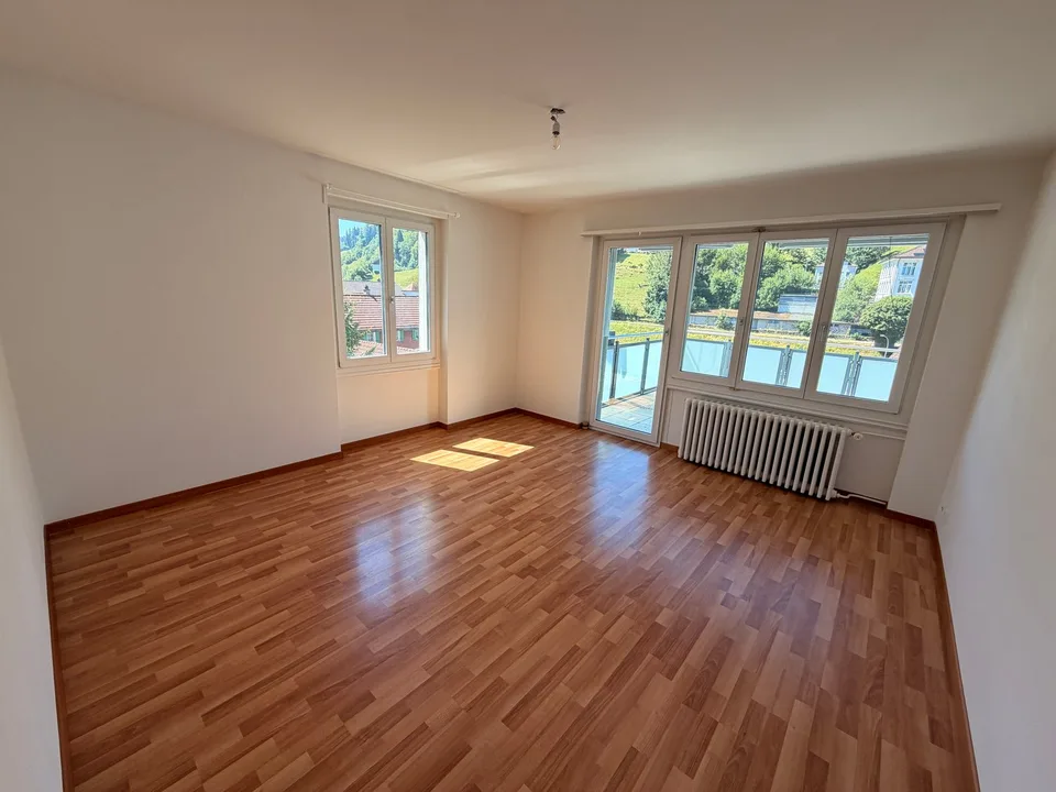 Appartement lumineux 4 pièces avec balcon et belle vue à Herisau