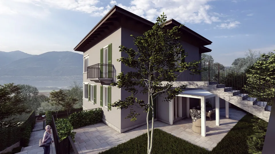 SECONDARY RESIDENCE - 3.5-room apartment with terrace and panoramic view in Locarno – photo 7 of 13