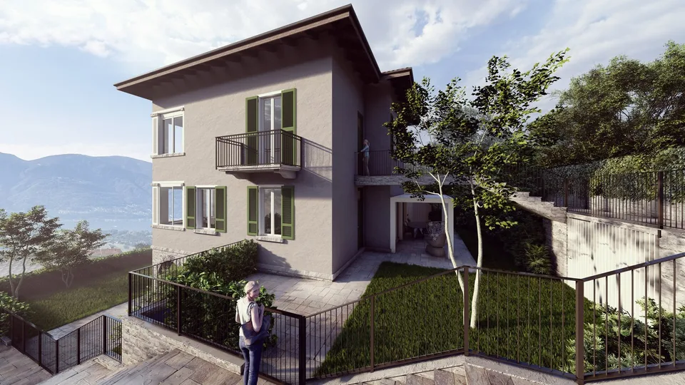 SECONDARY RESIDENCE - 3.5-room apartment with terrace and panoramic view in Locarno – photo 5 of 13