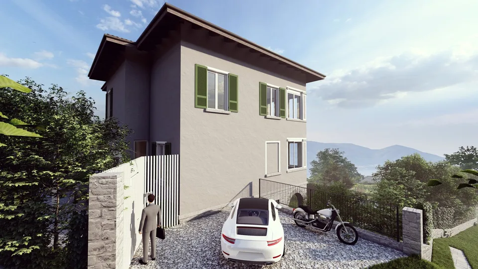 SECONDARY RESIDENCE - 3.5-room apartment with terrace and panoramic view in Locarno – photo 4 of 13