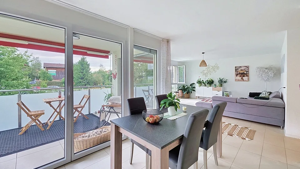 Wohnung mit 3.5 Zimmern (85 m2) in Dompierre / FR – Foto 4 von 17