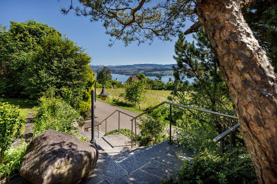 PANORAMA DE TERRAIN SUR LE LAC DE ZURICH – photo 2 sur 8