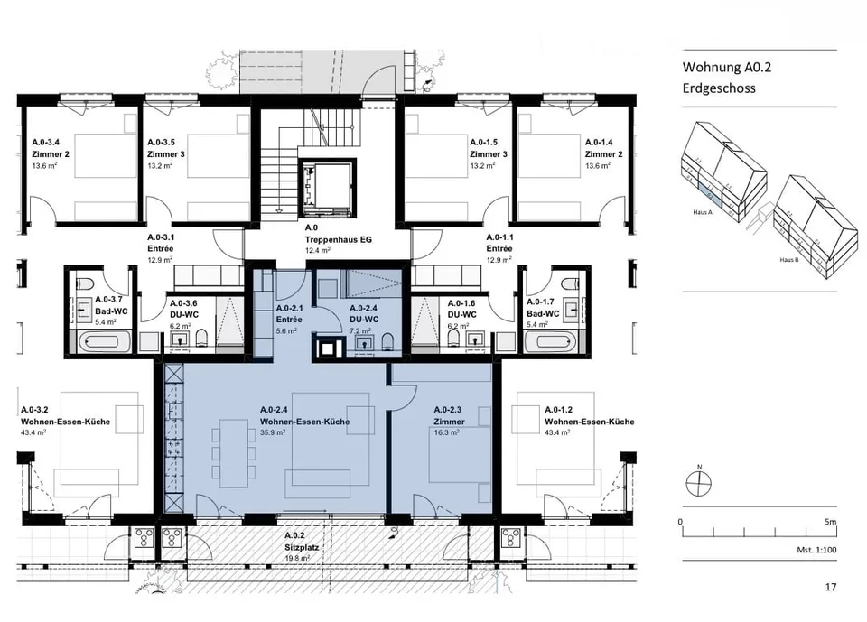 Appartamento giardino moderno 2.5 locali a Uesslingen-Buch