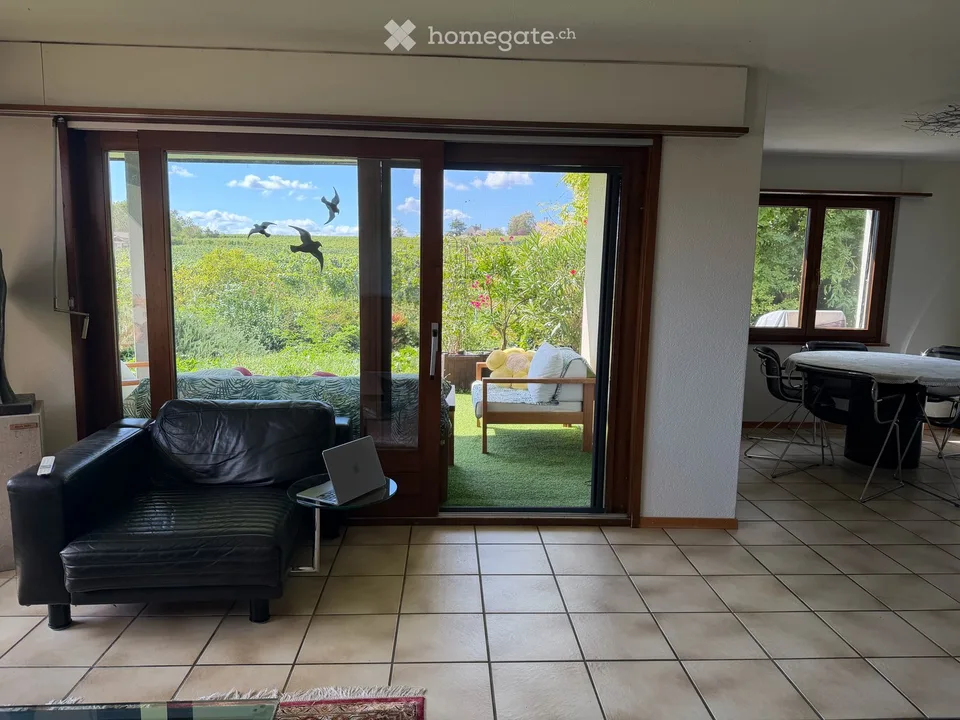 Spacious 4-room apartment with terrace and garden in La Neuveville