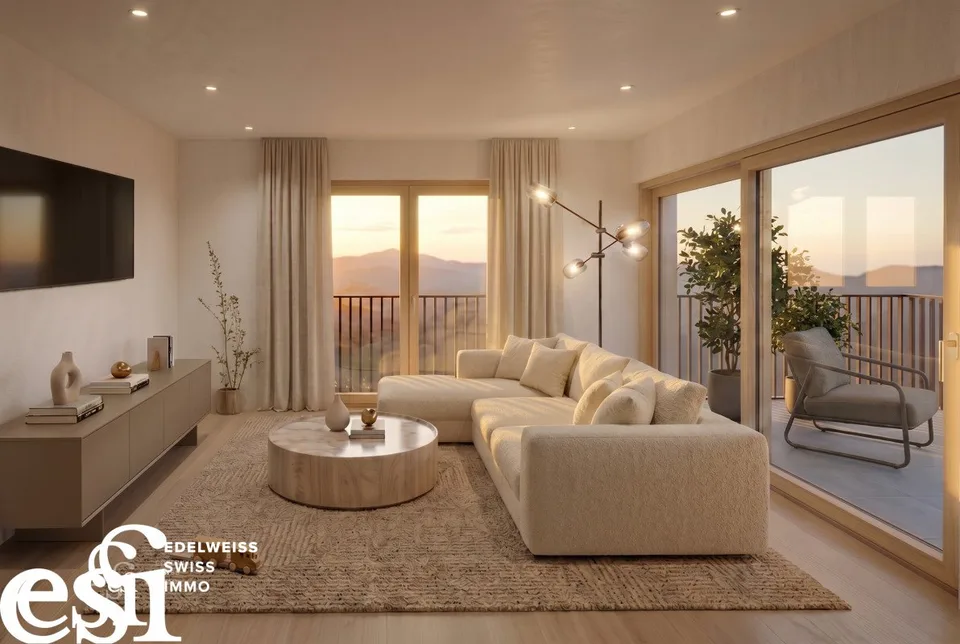 Splendido 3.5 locali in un piccolo edificio residenziale a Saxon – foto 4 di 5