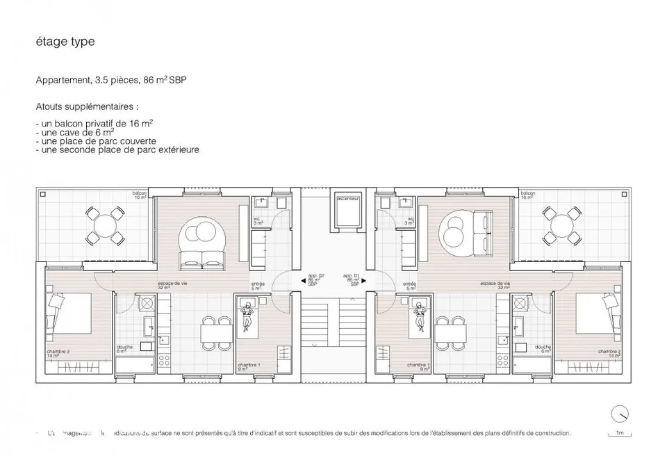 Splendido 3.5 locali in un piccolo edificio residenziale a Saxon – foto 5 di 5