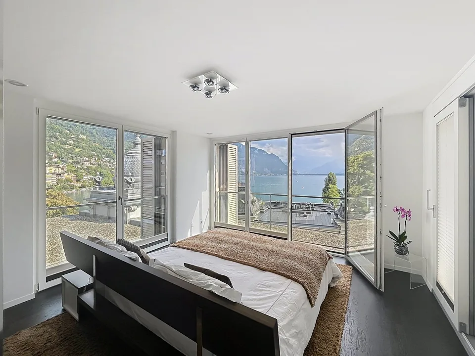 Der Genfersee als Dekoration - außergewöhnliche Wohnung im Herzen von Montreux – Foto 6 von 16