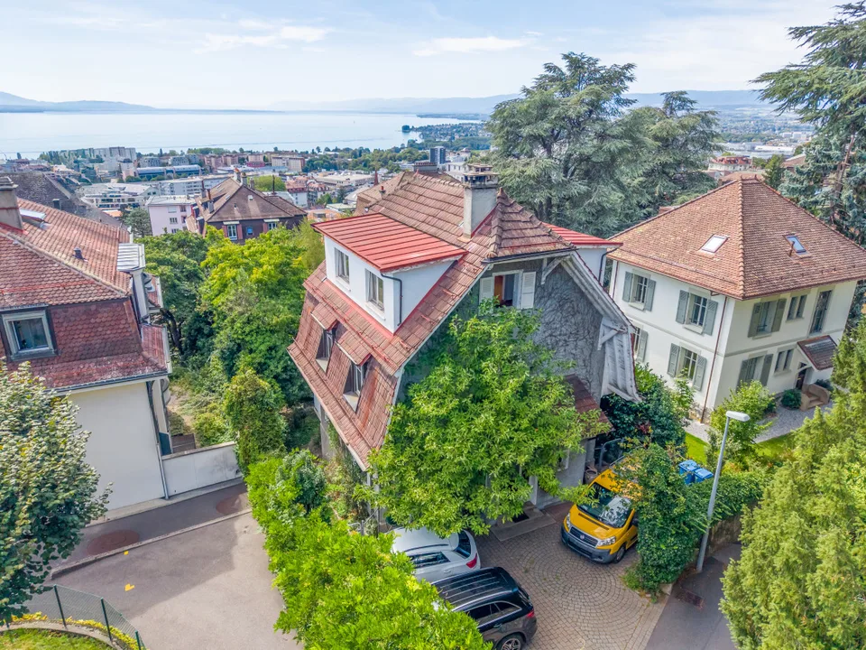 LAUSANNE 1004 - Casa con 6 locali, vista lago, giardino & 4 parcheggi – foto 14 di 26