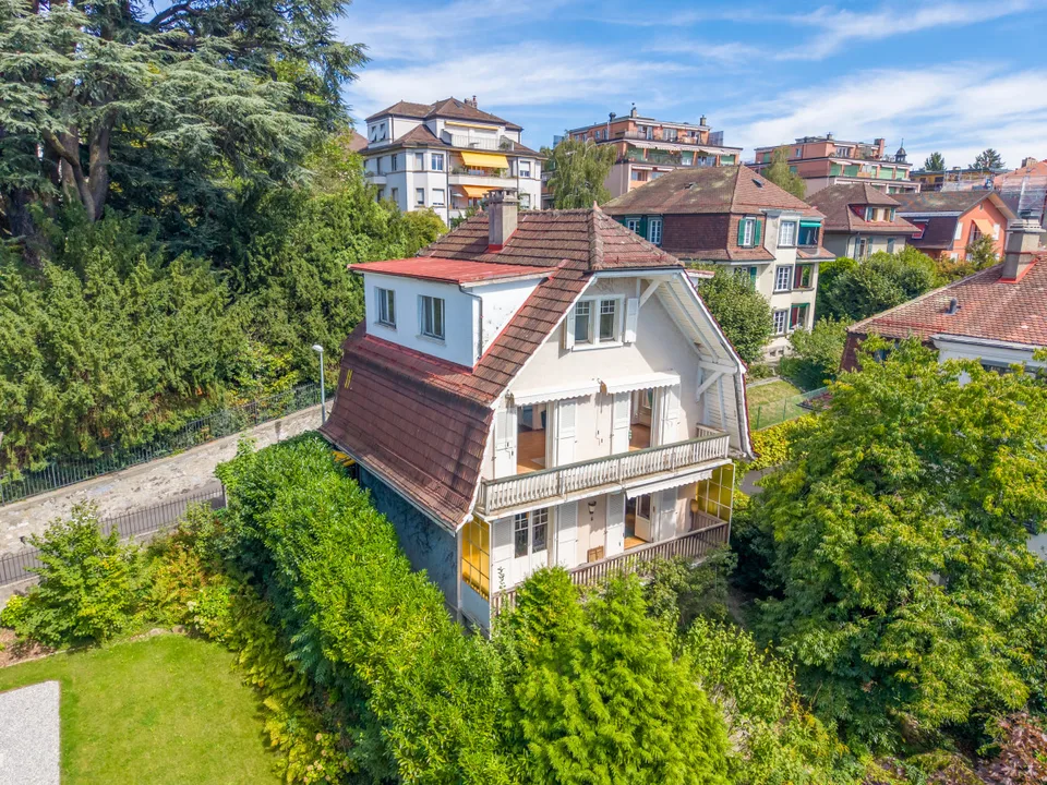 LAUSANNE 1004 - Casa con 6 locali, vista lago, giardino & 4 parcheggi – foto 26 di 26