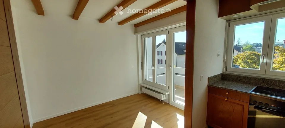 4.5-room attic apartment with mountain view – for 1–2 people 50+ in a sympathetic STOWEG, until 30.6.2030