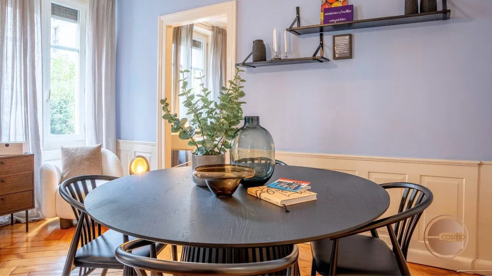 BELLE ÉPOQUE CHARM - 3.5-ROOM / 2-BEDROOM BOUTIQUE SERVICED APARTMENT – Foto 10 von 21