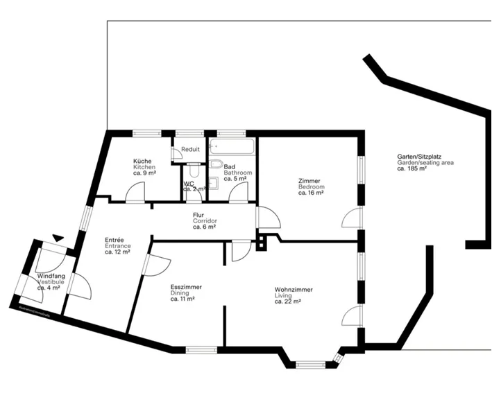 NEU! 1-Bedroom-Apartment mit Gartenterrasse am Zürichberg – Foto 19 von 19
