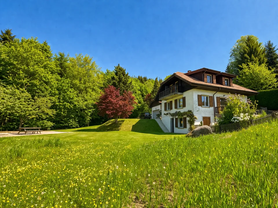 EPALINGES - 6 Zimmer in Villa mit hohem Standard – EHL in 10 Minuten – Garten & Terrasse