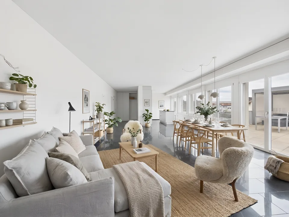 Exclusive 3.5-room apartment with dream terrace & air conditioning