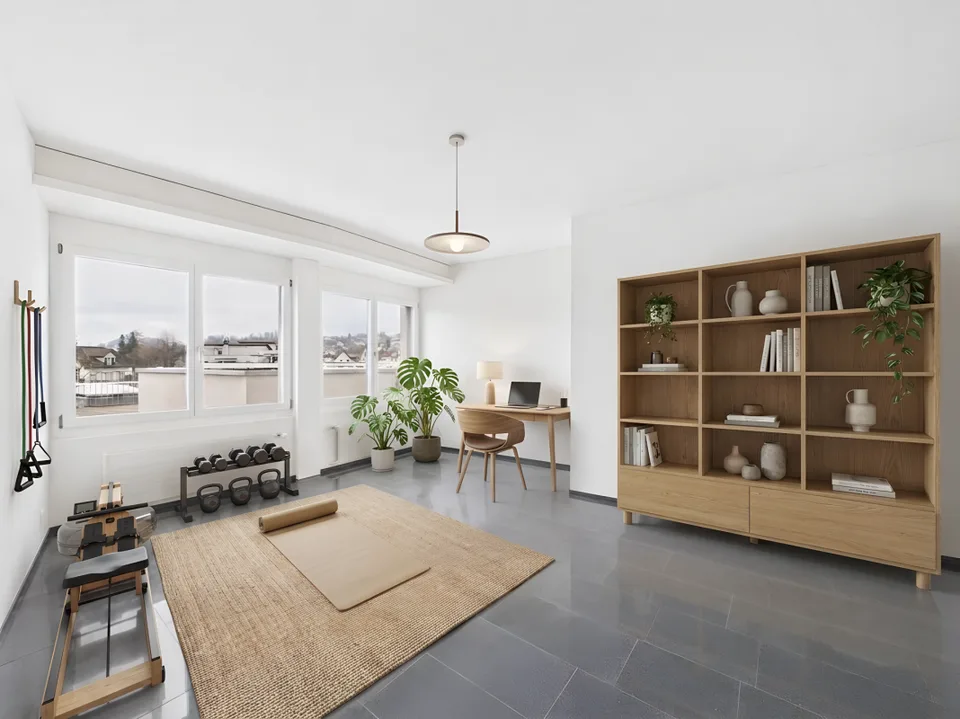 Exclusive 3.5-room apartment with dream terrace & air conditioning