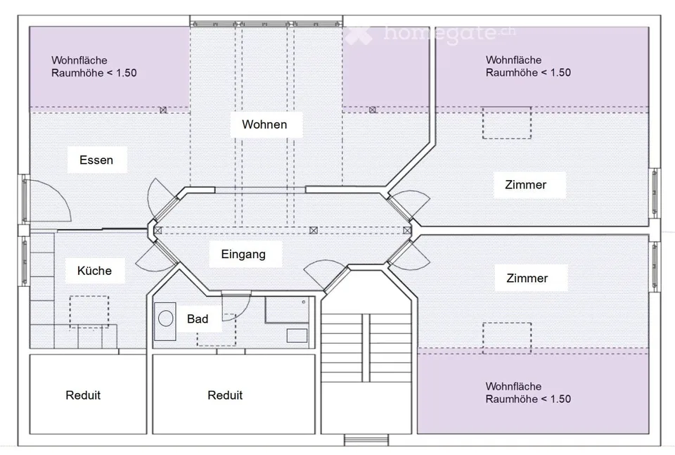 Charming 3.5-room attic apartment with balcony in Solothurn
