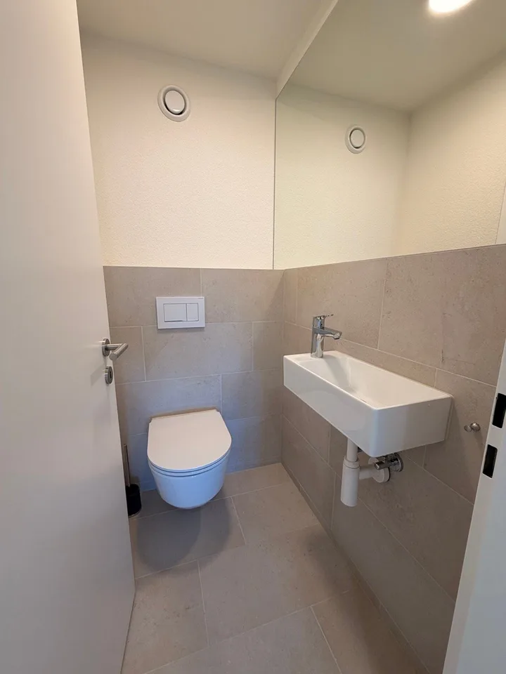 Bright 3.5-room apartment with balcony and fireplace in Au SG