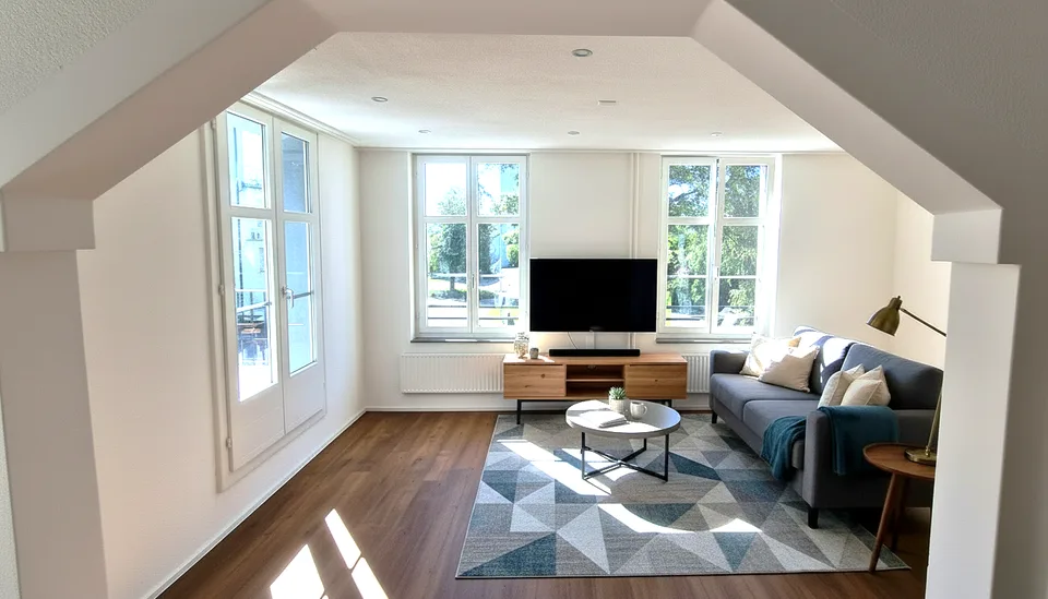 Charmante 2.5-Zimmer-Altbauwohnung, vollständig renoviert, mit grosser Sonnenterrasse