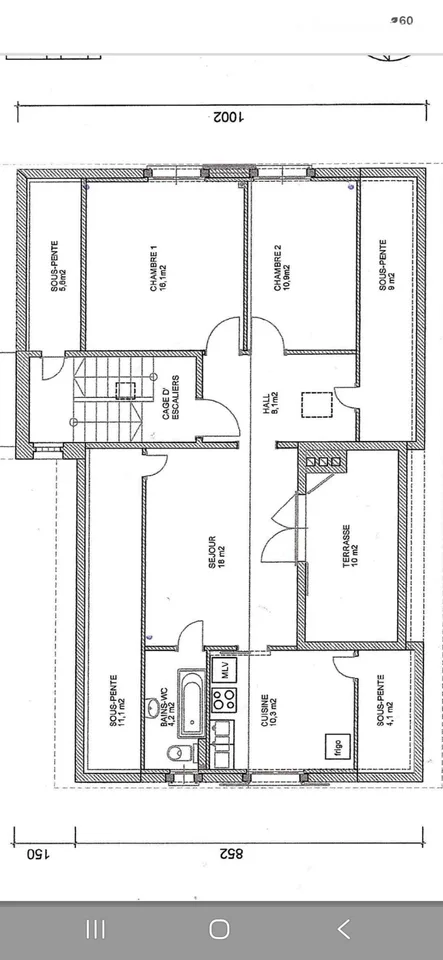 Appartement 3.5 pcs avec magnifique vue