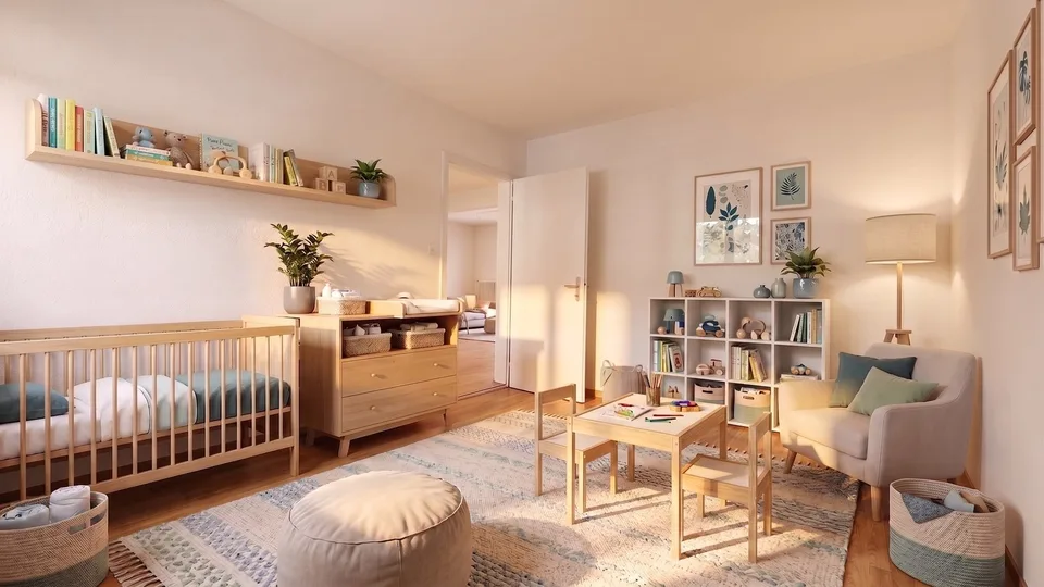 Charming 3.5-room apartment with balcony and beautiful view in Grenchen