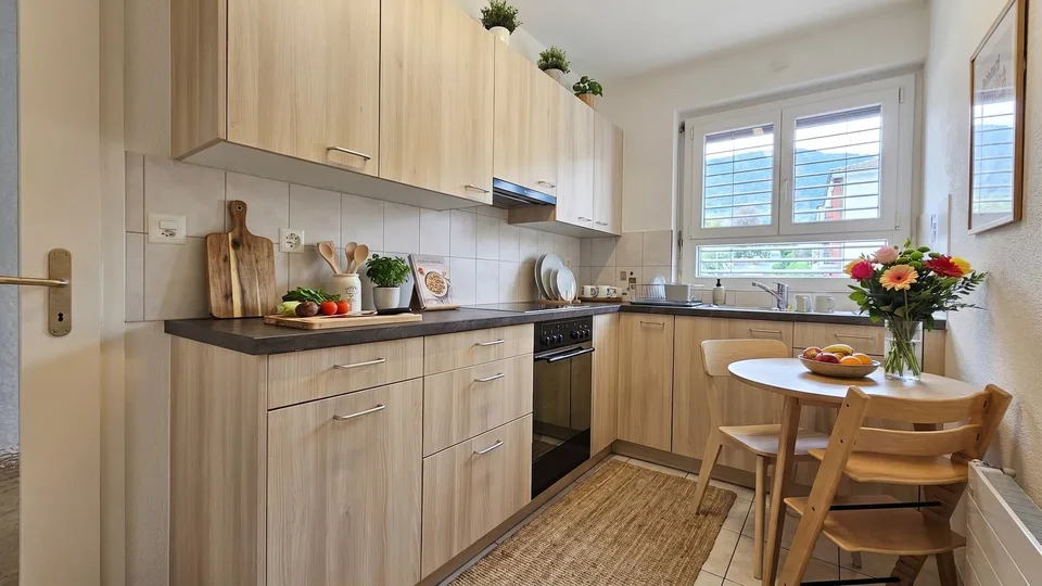 Charming 3.5-room apartment with balcony and beautiful view in Grenchen